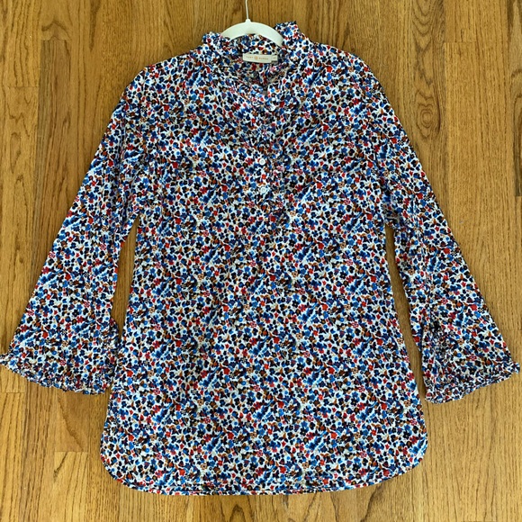 Tory Burch Wildflower Deneuve Tunic/Coverup Small - Picture 3 of 4